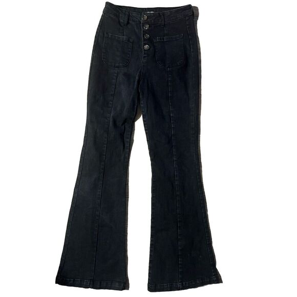 C’est Toi Black Label Women’s Jeans Flared Leg Size 9/28 - Picture 1 of 8